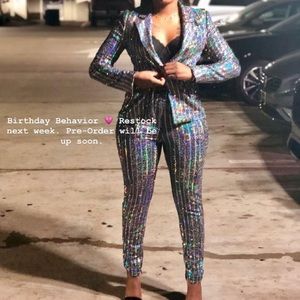 Blazer and pant suit